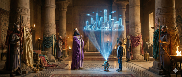 Епизод 13: Златният Вавилон, Персийският цар и прожекцията от бъдещето